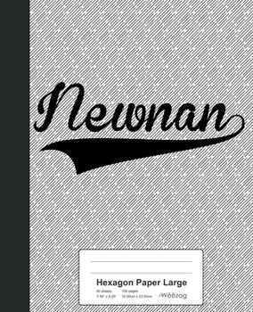 Paperback Hexagon Paper Large: NEWNAN Notebook Book