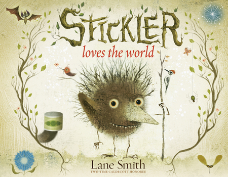 Hardcover Stickler Loves the World Book