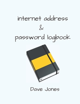 internet address & password logbook: internet password address book