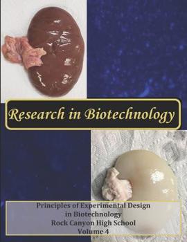 Paperback Research in Biotechnology: Principles of Experimental Design in Biotechnology Book