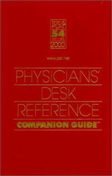 Hardcover Physicians' Desk Reference Companion Guide 2000 (Physician's Desk Reference (Pdr) Companion Guide) Book