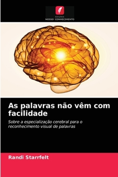 Paperback As palavras não vêm com facilidade [Portuguese] Book