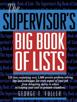 Paperback The Supervisor's Big Book of Lists Book