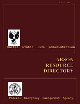 Paperback Arson Resource Directory Book