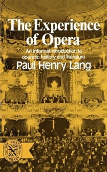 Paperback The Experience of Opera Book