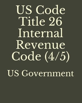 Paperback US Code Title 26 Internal Revenue Code (4/5) Book