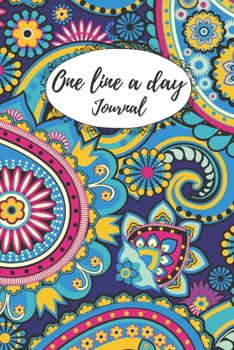 One Line A Day Journal: Enchanted A Five-Year Memory Book, (110 Pages, Blank 6x9) Diary Book