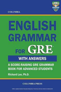 Paperback Columbia English Grammar for GRE Book