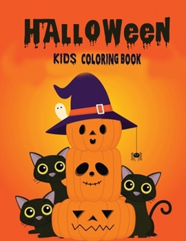 Paperback Halloween Kids Coloring Book: Ghoulishly Great Coloring Pages for Kids Book