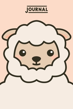 Paperback Journal: Kawaii Lamb Book