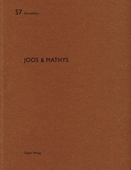 Paperback Joos & Mathys: de Aedibus 57 Book