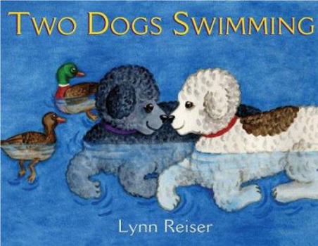Hardcover Two Dogs Swimming Book