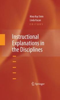 Hardcover Instructional Explanations in the Disciplines Book