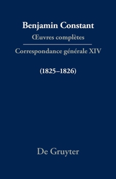 Hardcover Correspondance générale 1825-1826 [French] Book
