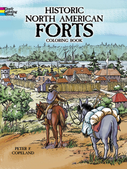 Paperback Historic North American Forts Coloring Book