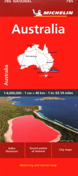 Loose Leaf Michelin Australia Map 785 Book