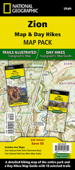 Loose Leaf Zion National Day Hikes and National Park [Map Pack Bundle] Book