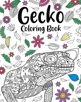 Paperback Gecko Coloring Book: Coloring Books for Gecko Lovers, Mandala Style Patterns and Relaxing Book