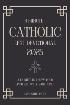 Paperback 3 Minute Catholic Lent Devotional 2025 Book