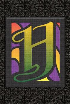 Paperback H: Monogram Letter Initial Internet Password Logbook: Keep track of usernames, passwords, web addresses in one easy and o Book
