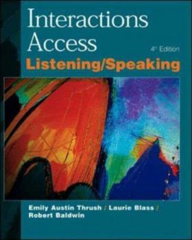 Paperback Interactions Access - Listening and Speaking Book