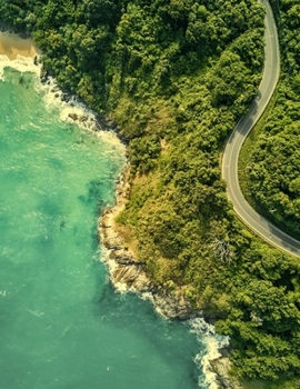 Beautiful Thailand Beach Notebook and Travel Journal: Wide Ruled, 8.5x11" Journal & Notebook for Students, Adults and Kids