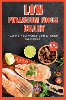 Paperback Low Potassium Food Chart: A Comprehensive Food List Guide to manage Hyperkalemia Book
