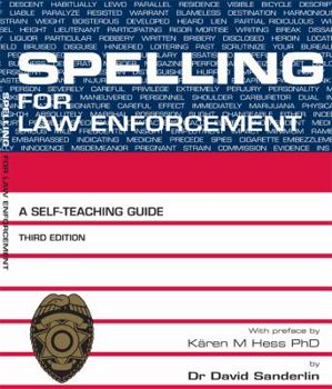 Paperback Spelling for Law Enforcement Book