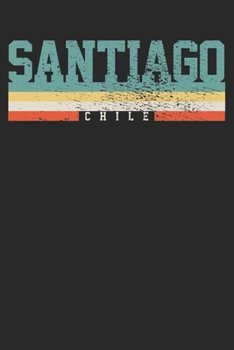 Paperback Notebook: Santiago Chile Ruled 6x9 120 Pages Book