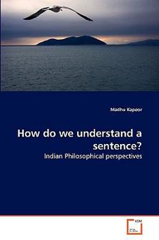 Paperback How do we understand a sentence? Book