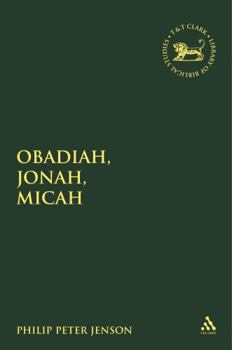 Hardcover Obadiah, Jonah, Micah: A Theological Commentary Book