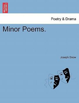 Paperback Minor Poems. Book
