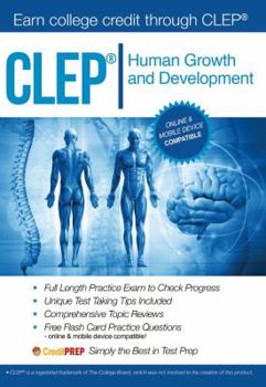Paperback CLEP - Human Growth and Development Book