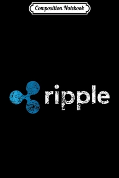 Paperback Composition Notebook: Ripple Logo Crypto XRP Coin Cryptocurrencies Journal/Notebook Blank Lined Ruled 6x9 100 Pages Book