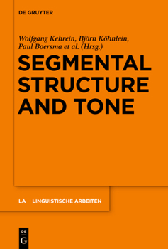 Hardcover Segmental Structure and Tone Book