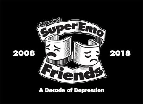 Hardcover JSalvador's SuperEmoFriends: A Decade of Depression Book