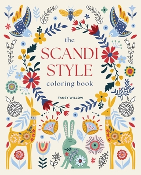 Paperback The Scandi Style Coloring Book: Over 40 Designs to Color Book