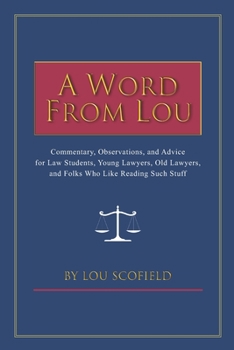 Paperback A Word From Lou Book