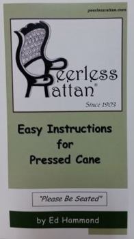 Staple Bound Easy Instructions for Pressed Cane Book