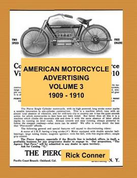 Paperback American Motorcycle Advertising Volume 3: 1909 - 1910 Book