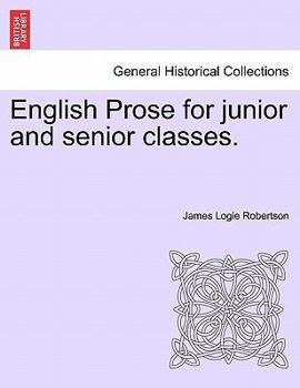 Paperback English Prose for Junior and Senior Classes. Book