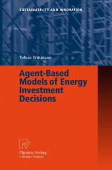 Paperback Agent-Based Models of Energy Investment Decisions Book