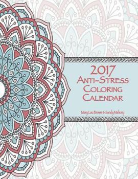 Paperback 2017 Anti-Stress Coloring Calendar Book
