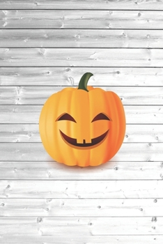 Paperback Happy Pumkin Face - Halloween Holiday Journal Book