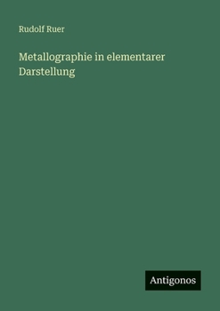 Paperback Metallographie in elementarer Darstellung [German] Book