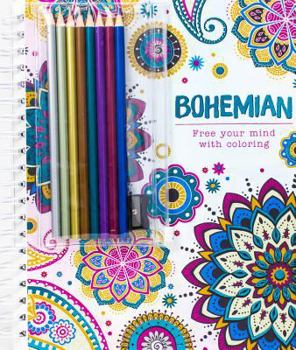 Hardcover Bohemian: Free Your Mind With Coloring Book