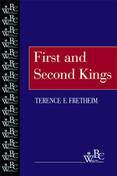 Paperback First and Second Kings (Wbc) Book