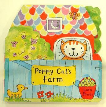 Board book Poppy Cat's Farm. Lara Jones Book