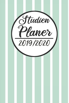 Paperback Studien Planer 2019 / 2020: Semesterplaner 2019 2020 - Studienplaner A5, Semesterkalender, Timer, Uni Planer [German] Book