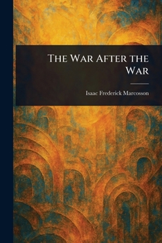 Paperback The War After the War Book